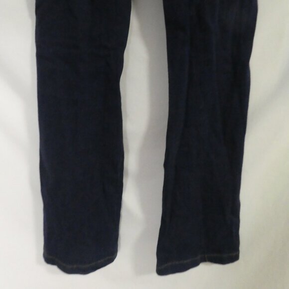 DYNAMITE | size 7 | Dark Blue Denim | Slit Bottoms | Made In Canada - Picture 14 of 16